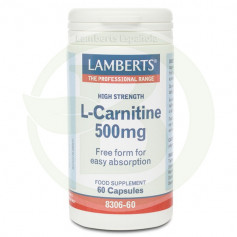 L-Carnitine 500Mg. 60 capsules Lamberts