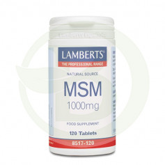 MSM 1 000Mg. 120 comprimés de Lamberts