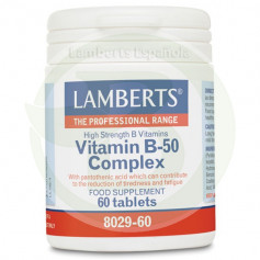 Complexe Vitamine B-50 60 Comprimés Lamberts