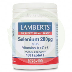 Sélénium 200µg. aux vitamines A, C et E Lamberts