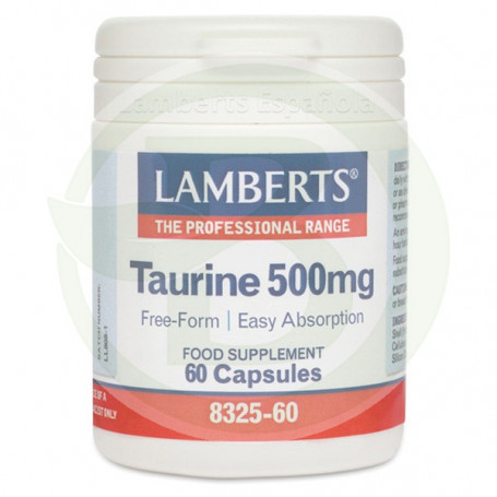 Taurina 500Mg. Lamberts