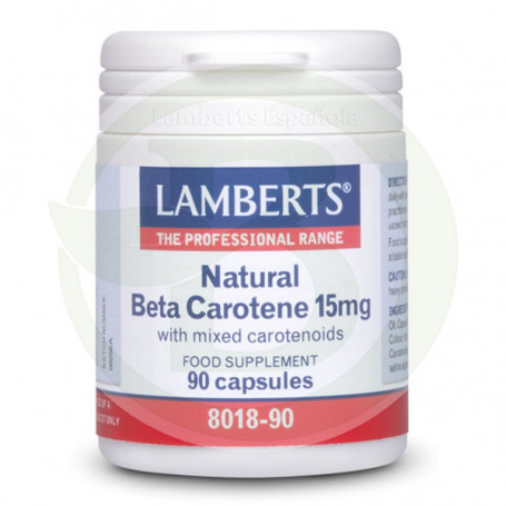 Beta Caroteno Natural 15Mg. Lamberts