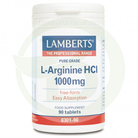 L-Arginina HCl 1000Mg. Lamberts