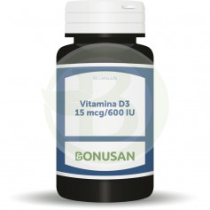 Vitamina D3 15Mcg/600UI 90 Cápsulas Bonusan