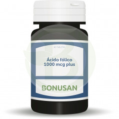 Acide folique Plus 1000Mcg. 90 comprimés Bonusan