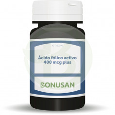 Acide folique actif Plus 400Mcg. 90 comprimés Bonusan