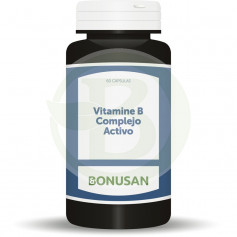 Complexe actif de vitamine B 60 capsules Bonusan