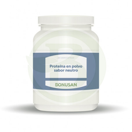 Proteína en Polvo Sabor Neutro 500Gr. Bonusan