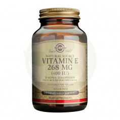 Vitamine E 400IU (268Mg.) 50 Gélules Végétales Solgar