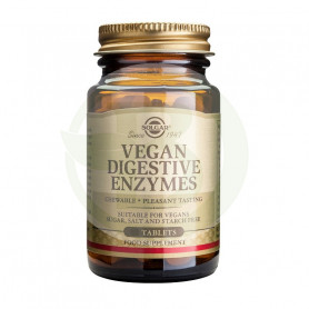 Vegan Enzimas Digestivas 250 Cápsulas Solgar