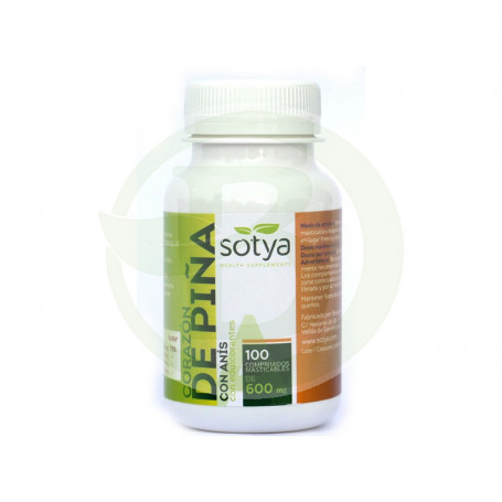 Corazón de Piña 600Mg. 100 Comprimidos Sotya