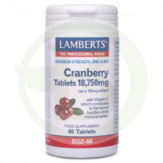 Canneberge 18,750Mg. 60 comprimés de Lamberts