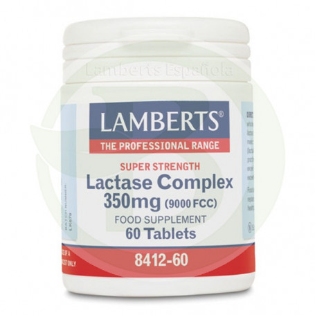 Lactase Complex 350Mg. (9.000FCC) 60 Tabletas Lamberts