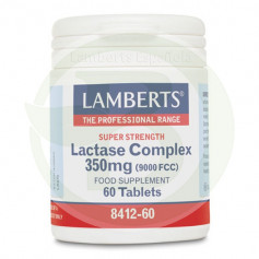 Complexe lactase 350 mg. (9,000FCC) 60 comprimés de Lamberts