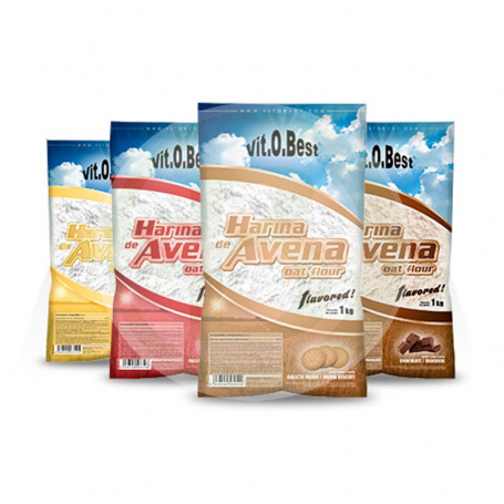 Harina de Avena Vainilla 1Kg. Vit.O.Best