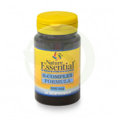 Formule B-Complex 500Mg. 30 perles essentielles de la nature