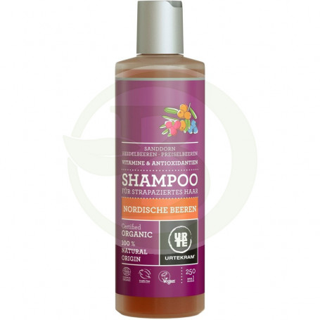 Champú de Frutos Rojos 250Ml. Urtekram