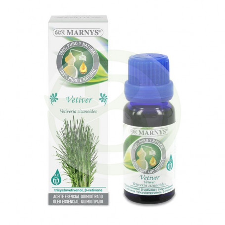 Aceite Esencial Alimentario de Vetiver 15Ml. Marnys