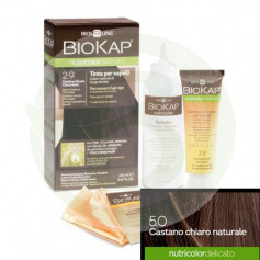 Nutricolor Delicato 5.0 Tint Naturel Brun Clair 140Ml. Biokap