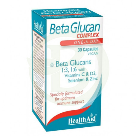 Betaglucan Complex 30 Cápsulas Health Aid