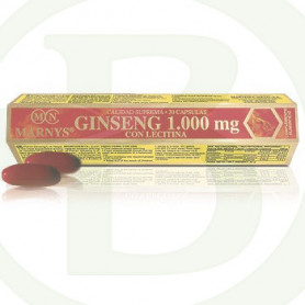 Ginseng con Lecitina 30 Perlas Marnys