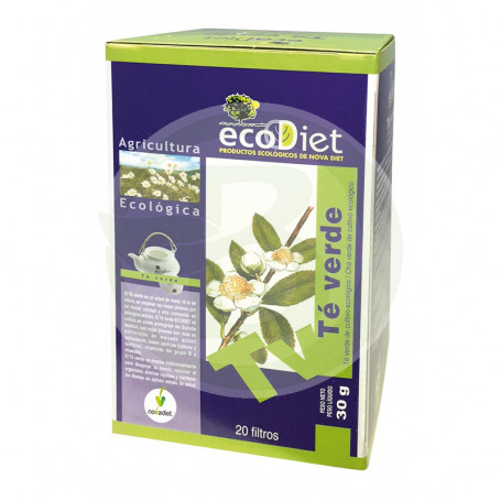 Ecodiet Té Verde Bio 20 Filtros Nova Diet