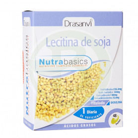 Lecitina De Soja 1.200Mg. 48 Perlas Drasanvi