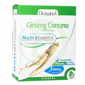 Ginseng Coreano 60 Cápsulas Drasanvi