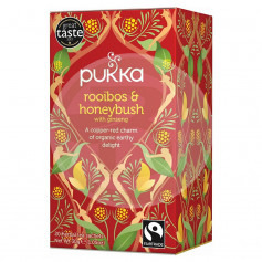 Infusion de rooibos et de feuilles de miel 20 filtres Pukka