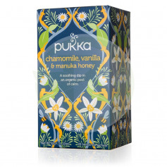 Infusion de camomille dorée, vanille et miel de manuka 20 filtres Pukka