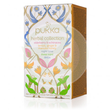 Infusión Herbal Colección 20 Filtros Pukka