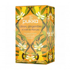 Infusion au gingembre, citron et miel de manuka 20 filtres Pukka