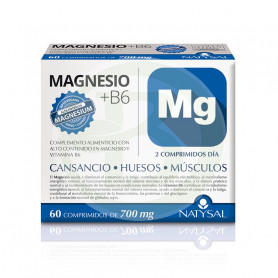 Magnesio+B6 60 Cápsulas Natysal