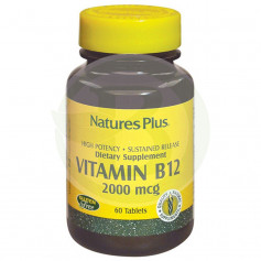 Vitamine B12 2000Mcg. 60 comprimés Natures Plus