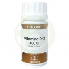 Holovit Vitamine D3 400 UI (Colécalciférol) 50 Gélules Equisalud