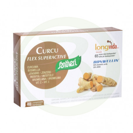 Curcu Flex Superactive 48 Comprimidos Santiveri