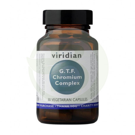 G.T.F. Cromo (200Ug) Complex 30 Cápsulas Viridian