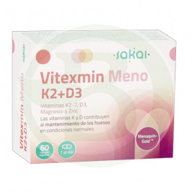 Vitexmin Meno K2+D3 60 Cápsulas Sakai