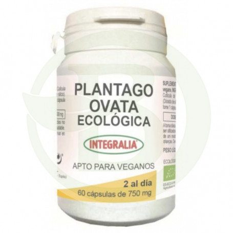 Plantago Ovata Eco 60 Cápsulas 750Mg. Integralia