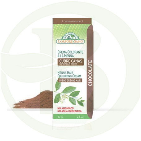 Crema Color Cabello Chocolate 60Ml. Corpore Sano