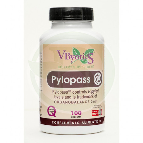 Pylopass 500Mg. 100 Cápsulas Vbyotics