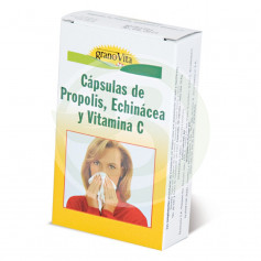 Propolis, échinacée et vitamine C 30 Gélules Granovita