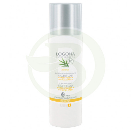 Fluido Noche Matificante Bambú & Hamamelis Bio 30Ml. Logona