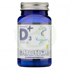 Vitamina D3 2500Ui 30 Cápsulas Veggunn