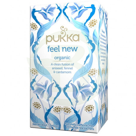 Infusión Feel New 20 Bolsas Bio Pukka