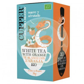 Té Blanco con Naranja Bio 20 Filtros Cupper