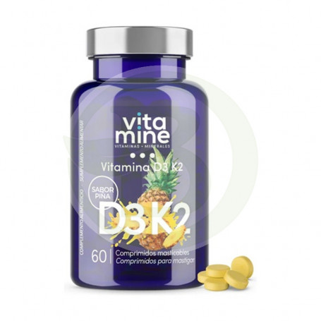 Vitamine D3 et K2 60 Comprimés Herbora