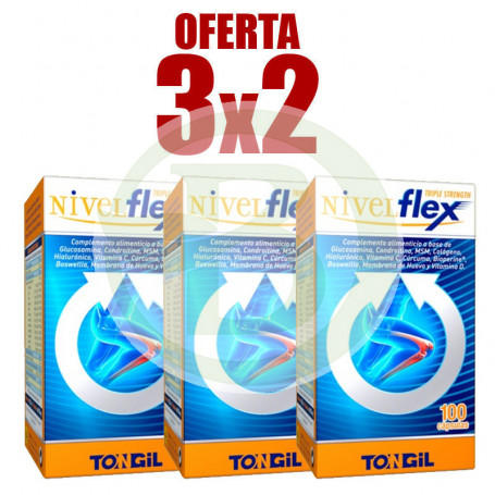 Pack 3x2 Nivelflex 100 Cápsulas Tongil