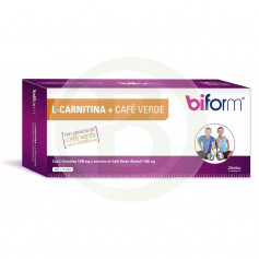 L Carnitine au Café Vert 14 Ampoules Biformes