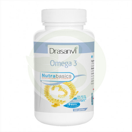 Oméga 3 1 000 mg. 100 perles de Drasanvi